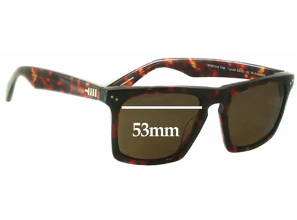 Sunglass Fix Lentes de Repuesto para Mosley Tribes Lyndel MT6013-S - 53mm Wide Sunglass Fix Lentes de Repuesto para Mosley Tribes Lyndel MT6013-S - 53mm Wide