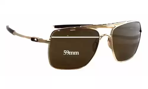 Sunglass Fix Lentes de Repuesto para Oakley Deviation OO4061 - 59mm Wide Sunglass Fix Lentes de Repuesto para Oakley Deviation OO4061 - 59mm Wide