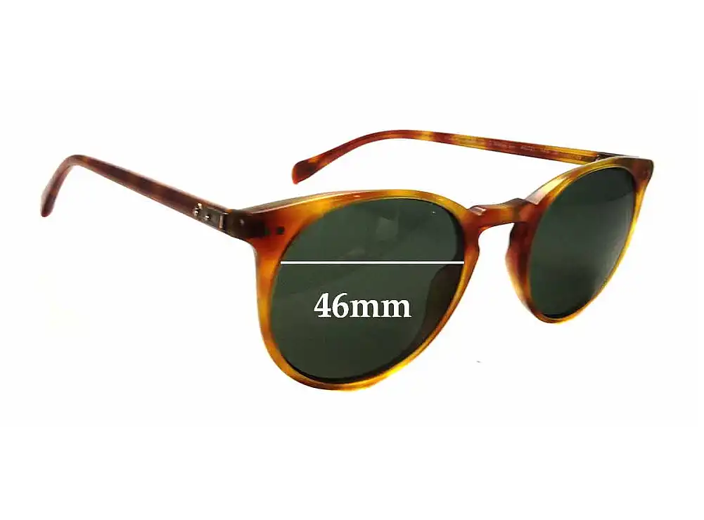Sunglass Fix Lentes de Repuesto para Oliver Peoples Sir O'Malley OV5256-S - 46mm Wide Sunglass Fix Lentes de Repuesto para Oliver Peoples Sir O'Malley OV5256-S - 46mm Wide