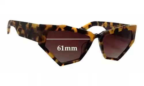 Sunglass Fix Lentes de Repuesto para Onkler For Your Eyes Only - 61mm Wide Sunglass Fix Lentes de Repuesto para Onkler For Your Eyes Only - 61mm Wide