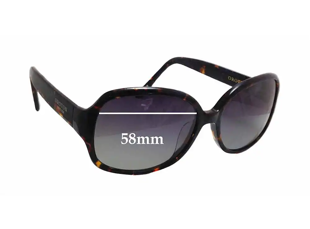Sunglass Fix Lentes de Repuesto para Oroton Leticia - 58mm Wide Sunglass Fix Lentes de Repuesto para Oroton Leticia - 58mm Wide