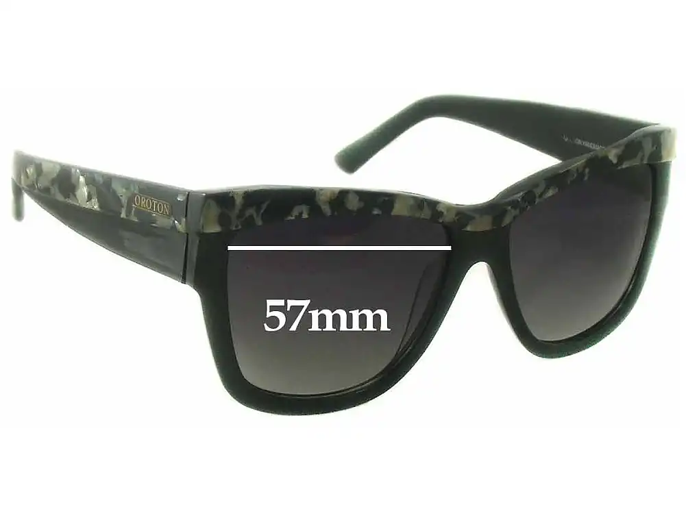 Sunglass Fix Lentes de Repuesto para Oroton Montmarte - 57mm Wide Sunglass Fix Lentes de Repuesto para Oroton Montmarte - 57mm Wide