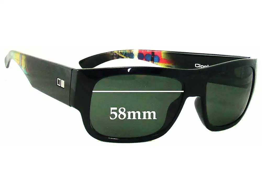 Sunglass Fix Lentes de Repuesto para Otis Clockwork - 58mm Wide Sunglass Fix Lentes de Repuesto para Otis Clockwork - 58mm Wide