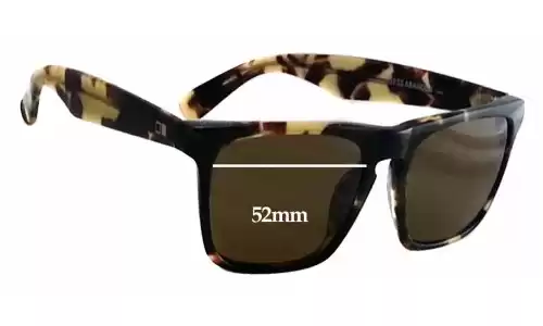 Sunglass Fix Lentes de Repuesto para Otis Reckless Abandon - 52mm Wide Otis Reckless Abandon Lentes de Repuesto 52mm wide