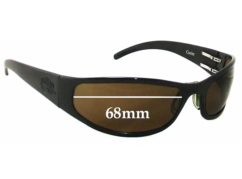 Sunglass Fix Lentes de Repuesto para Outlaw Eyewear Cooler - 68mm Wide Sunglass Fix Lentes de Repuesto para Outlaw Eyewear Cooler - 68mm Wide