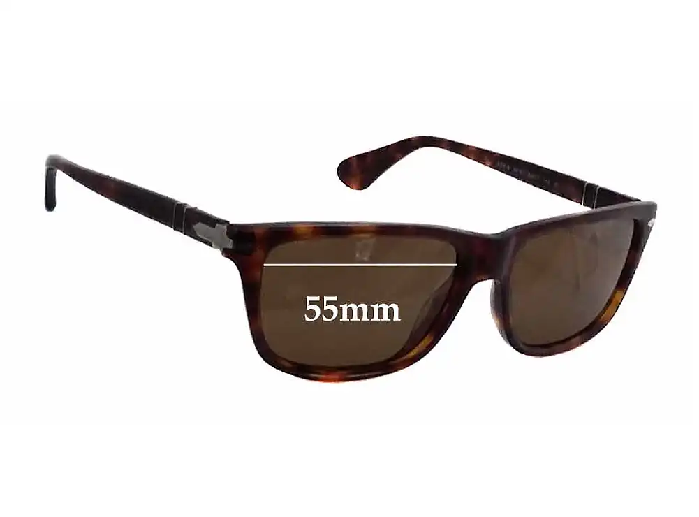 Sunglass Fix Lentes de Repuesto para Persol 3026-S - 55mm Wide Sunglass Fix Lentes de Repuesto para Persol 3026-S - 55mm Wide