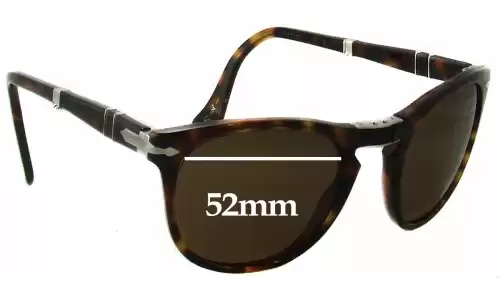 Sunglass Fix Lentes de Repuesto para Persol Folding Wayfarer - 52mm Wide Persol Folding Wayfarer Lentes de Repuesto 52mm wide