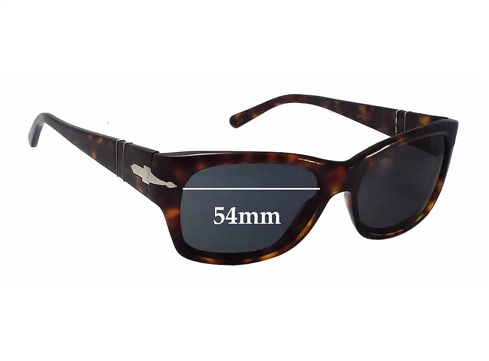 Sunglass Fix Lentes de Repuesto para Persol Unknown Model - 54mm Wide Sunglass Fix Lentes de Repuesto para Persol Unknown Model - 54mm Wide