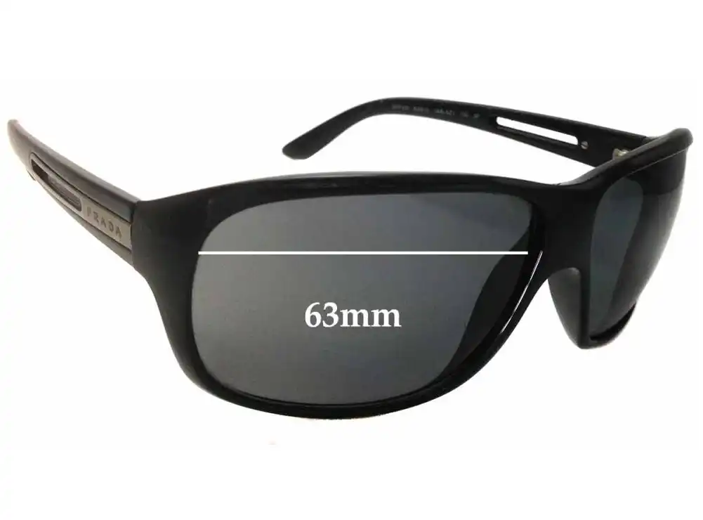 Sunglass Fix Lentes de Repuesto para Prada SPR22I & PR22IS - 63mm Wide Sunglass Fix Lentes de Repuesto para Prada SPR22I & PR22IS - 63mm Wide