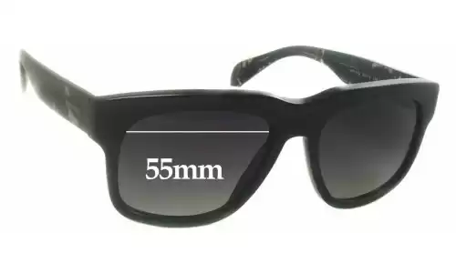 Sunglass Fix Lentes de Repuesto para Prada SPR14Q - 55mm Wide Sunglass Fix Lentes de Repuesto para Prada SPR14Q - 55mm Wide