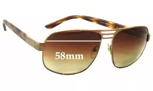 Sunglass Fix Lentes de Repuesto para Prada SPR51L - 58mm Wide Sunglass Fix Lentes de Repuesto para Prada SPR51L - 58mm Wide