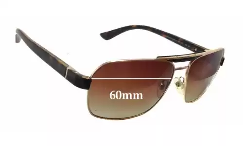 Sunglass Fix Lentes de Repuesto para Prada SPR55O - 60mm Wide Sunglass Fix Lentes de Repuesto para Prada SPR55O - 60mm Wide