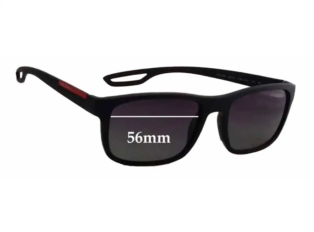 Sunglass Fix Lentes de Repuesto para Prada SPS03R - 56mm Wide Sunglass Fix Lentes de Repuesto para Prada SPS03R - 56mm Wide