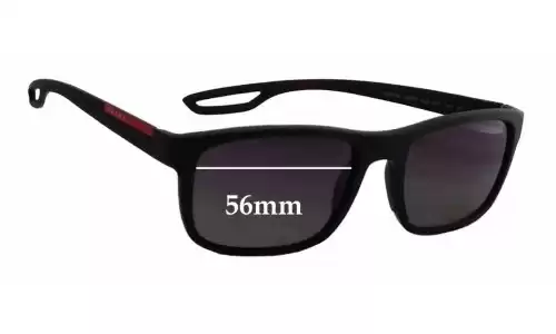 Sunglass Fix Lentes de Repuesto para Prada SPS03R - 56mm Wide Sunglass Fix Lentes de Repuesto para Prada SPS03R - 56mm Wide