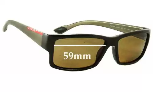 Sunglass Fix Lentes de Repuesto para Prada SPS05O - 59mm Wide Sunglass Fix Lentes de Repuesto para Prada SPS05O - 59mm Wide
