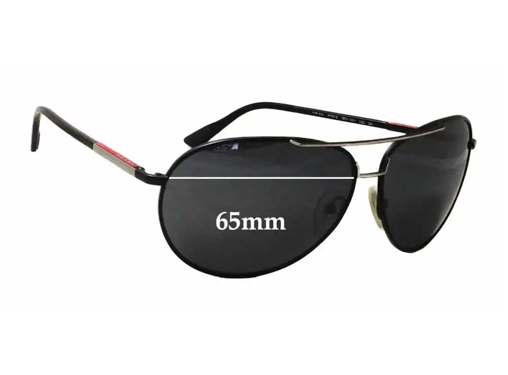 Sunglass Fix Lentes de Repuesto para Prada SPR52L - 65mm Wide Sunglass Fix Lentes de Repuesto para Prada SPR52L - 65mm Wide