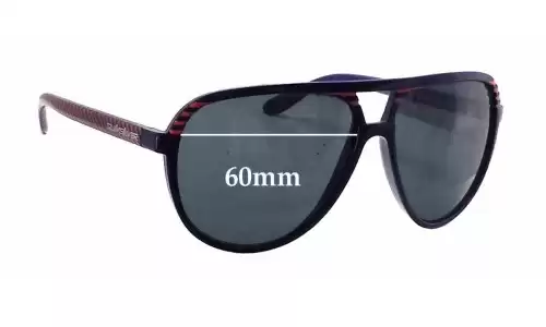Sunglass Fix Lentes de Repuesto para Quiksilver The Shaka QS1134 - 60mm Wide Sunglass Fix Lentes de Repuesto para Quiksilver The Shaka QS1134 - 60mm Wide