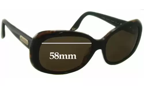 Sunglass Fix Lentes de Repuesto para Polo RL 8087 - 58mm Wide Polo RL 8087 Lentes de Repuesto 58mm wide