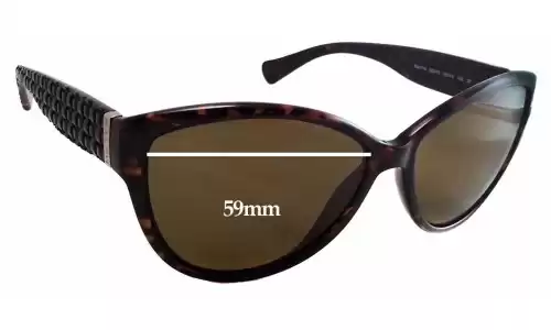 Sunglass Fix Lentes de Repuesto para Polo RA 5176 - 59mm Wide Polo RA 5176 Lentes de Repuesto 59mm wide