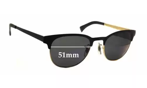 Sunglass Fix Lentes de Repuesto para Ray-Ban RB6317 - 51mm Wide Ray-Ban RB6317 Lentes de Repuesto 51mm wide