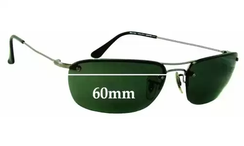 Sunglass Fix Lentes de Repuesto para Ray-Ban RB3156 - 60mm Wide Sunglass Fix Lentes de Repuesto para Ray-Ban RB3156 - 60mm Wide