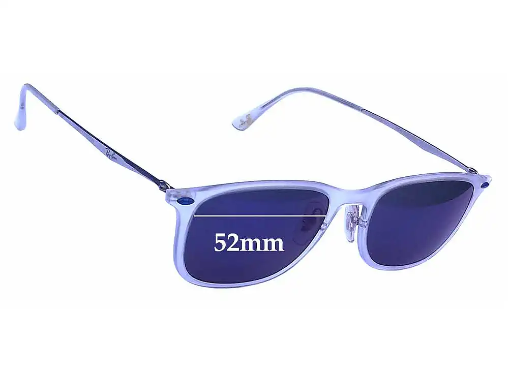 Sunglass Fix Lentes de Repuesto para Ray-Ban RB4225 LightRay - 52mm Wide Sunglass Fix Lentes de Repuesto para Ray-Ban RB4225 LightRay - 52mm Wide