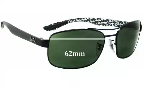 Sunglass Fix Lentes de Repuesto para Ray-Ban RB8316 - 62mm Wide Sunglass Fix Lentes de Repuesto para Ray-Ban RB8316 - 62mm Wide