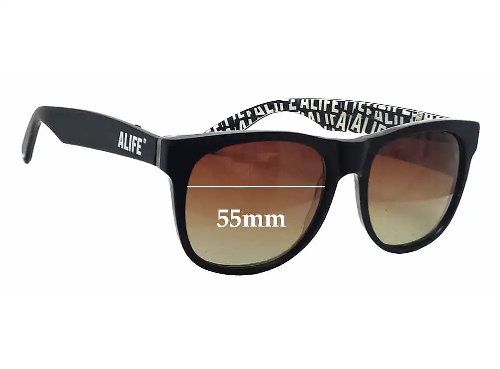 Sunglass Fix Lentes de Repuesto para Retro Super Future Alife - 55mm Wide Sunglass Fix Lentes de Repuesto para Retro Super Future Alife - 55mm Wide