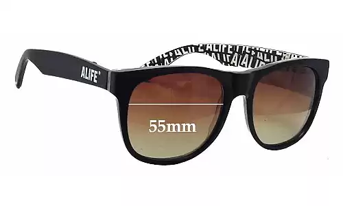 Sunglass Fix Lentes de Repuesto para Retro Super Future Alife - 55mm Wide Sunglass Fix Lentes de Repuesto para Retro Super Future Alife - 55mm Wide