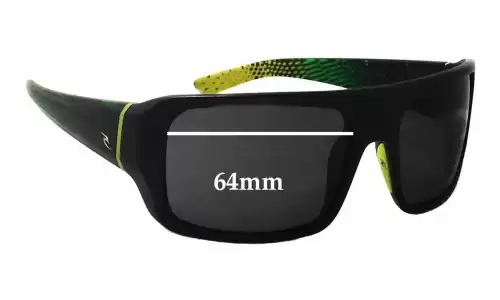 Sunglass Fix Lentes de Repuesto para Rip Curl Grinders - 64mm Wide Sunglass Fix Lentes de Repuesto para Rip Curl Grinders - 64mm Wide