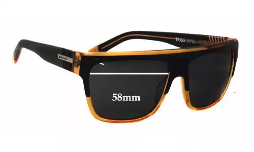 Sunglass Fix Lentes de Repuesto para Rip Curl Trigg - 58mm Wide Sunglass Fix Lentes de Repuesto para Rip Curl Trigg - 58mm Wide