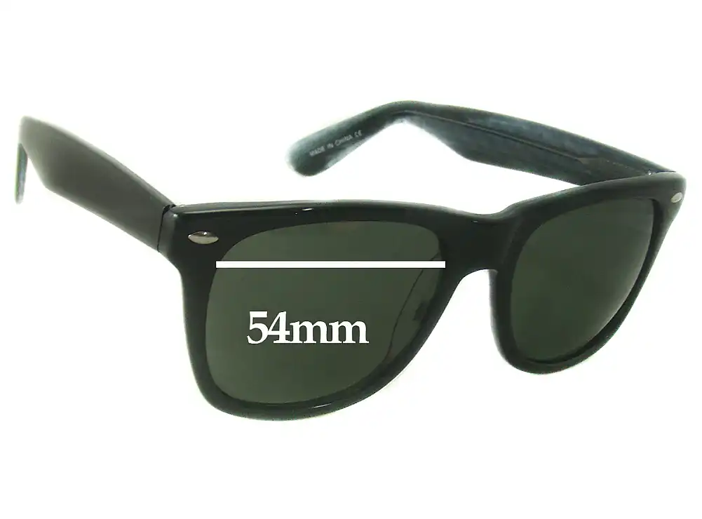 Sunglass Fix Lentes de Repuesto para Unbranded Lucas Film 2013 - 54mm Wide Sunglass Fix Lentes de Repuesto para Unbranded Lucas Film 2013 - 54mm Wide