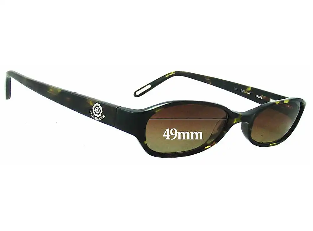Sunglass Fix Lentes de Repuesto para Ted Baker Inez 9037 - 49mm Wide Sunglass Fix Lentes de Repuesto para Ted Baker Inez 9037 - 49mm Wide