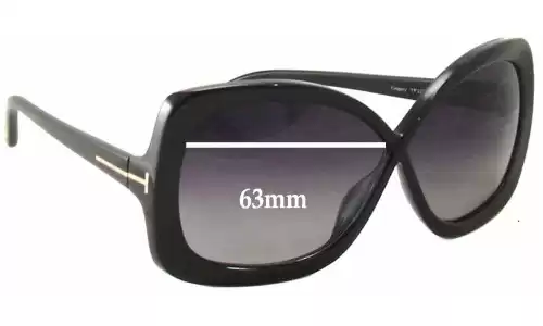 Sunglass Fix Lentes de Repuesto para Tom Ford Calgary TF227 - 63mm Wide Sunglass Fix Lentes de Repuesto para Tom Ford Calgary TF227 - 63mm Wide