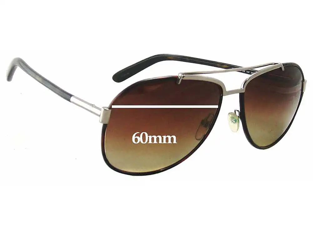 Sunglass Fix Lentes de Repuesto para Tom Ford Miguel TF148 - 60mm Wide Sunglass Fix Lentes de Repuesto para Tom Ford Miguel TF148 - 60mm Wide