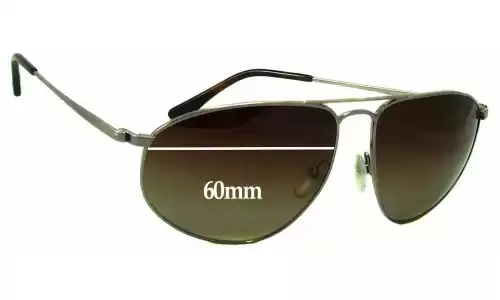 Sunglass Fix Lentes de Repuesto para Tom Ford Nicholai TF189 - 60mm Wide Sunglass Fix Lentes de Repuesto para Tom Ford Nicholai TF189 - 60mm Wide