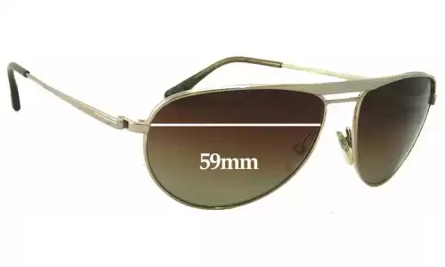 Sunglass Fix Lentes de Repuesto para Tom Ford William TF207 - 59mm Wide Sunglass Fix Lentes de Repuesto para Tom Ford William TF207 - 59mm Wide