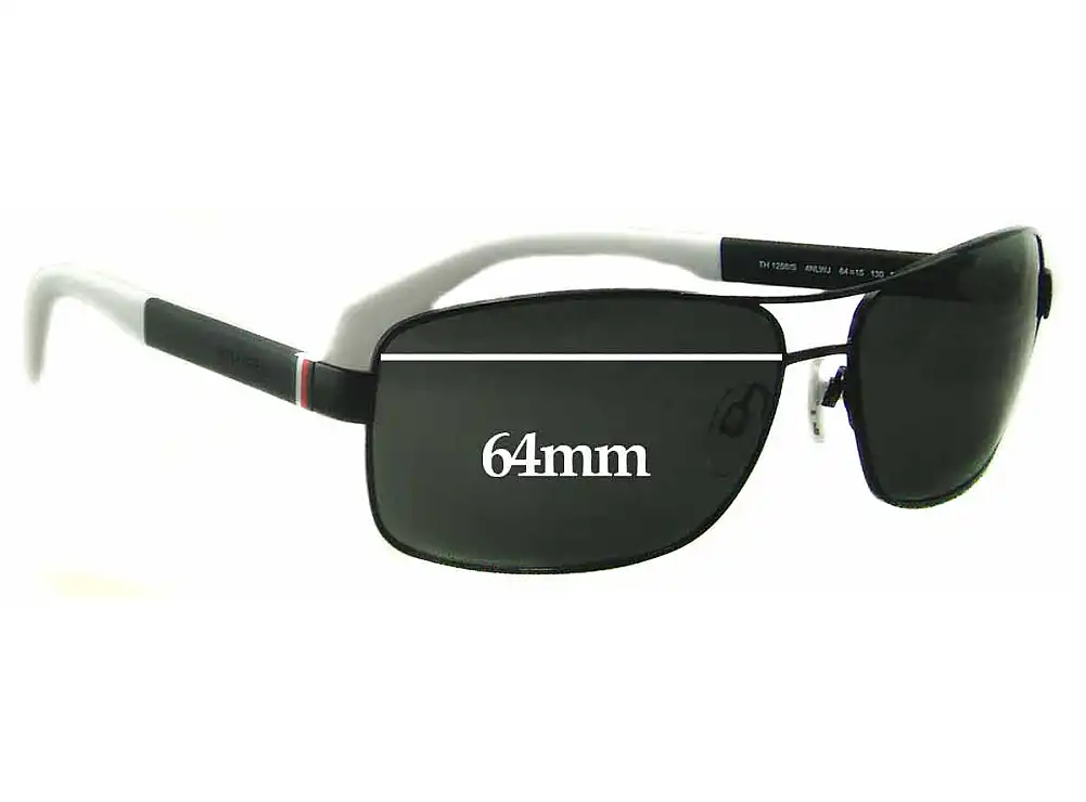 Sunglass Fix Lentes de Repuesto para Tommy Hilfiger TH 1258/S - 64mm Wide Sunglass Fix Lentes de Repuesto para Tommy Hilfiger TH 1258/S - 64mm Wide