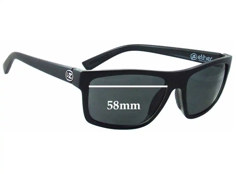 Sunglass Fix Lentes de Repuesto para Von Zipper Speedtuck - 58mm Wide Sunglass Fix Lentes de Repuesto para Von Zipper Speedtuck - 58mm Wide
