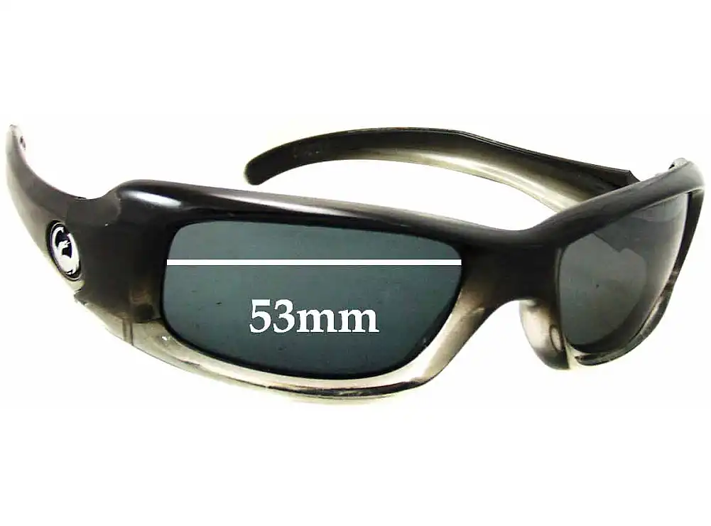 Sunglass Fix Lentes de Repuesto para Dragon Grifter - 53mm Wide Sunglass Fix Lentes de Repuesto para Dragon Grifter - 53mm Wide