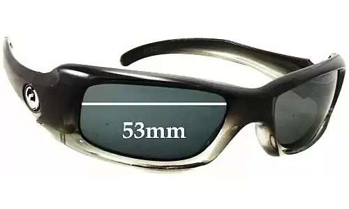 Sunglass Fix Lentes de Repuesto para Dragon Grifter - 53mm Wide Dragon Grifter Lentes de Repuesto 53mm wide