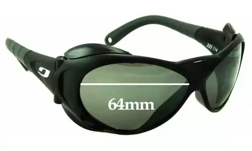 Sunglass Fix Lentes de Repuesto para Julbo Explorer L - 64mm Wide Sunglass Fix Lentes de Repuesto para Julbo Explorer L - 64mm Wide
