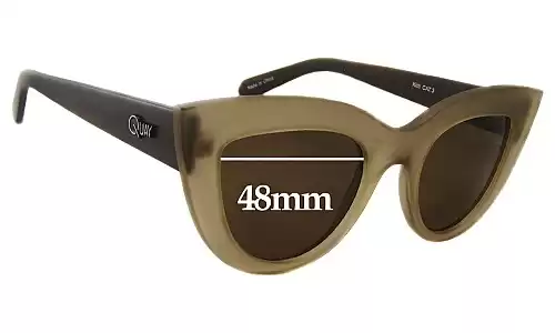 Sunglass Fix Lentes de Repuesto para Quay Kitti - 48mm Wide Sunglass Fix Lentes de Repuesto para Quay Kitti - 48mm Wide