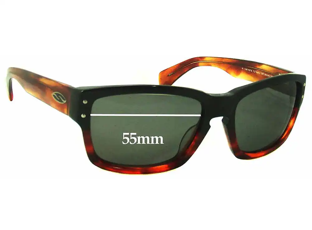 Sunglass Fix Lentes de Repuesto para Smith Chemist/S - 55mm Wide Sunglass Fix Lentes de Repuesto para Smith Chemist/S - 55mm Wide