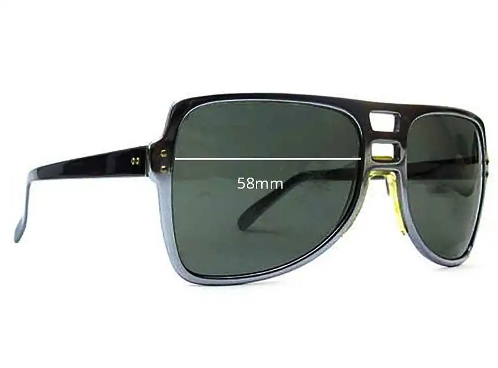 Sunglass Fix Lentes de Repuesto para Cool Ray Fast Back - 58mm Wide Sunglass Fix Lentes de Repuesto para Cool Ray Fast Back - 58mm Wide