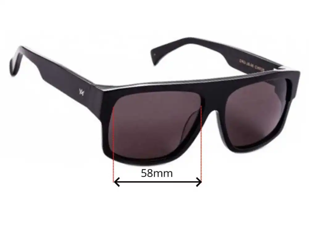 Sunglass Fix Lentes de Repuesto para AM Eyewear Berko - 58mm Wide Sunglass Fix Lentes de Repuesto para AM Eyewear Berko - 58mm Wide