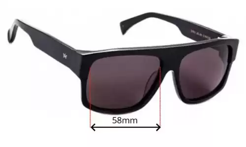 Sunglass Fix Lentes de Repuesto para AM Eyewear Berko - 58mm Wide Sunglass Fix Lentes de Repuesto para AM Eyewear Berko - 58mm Wide