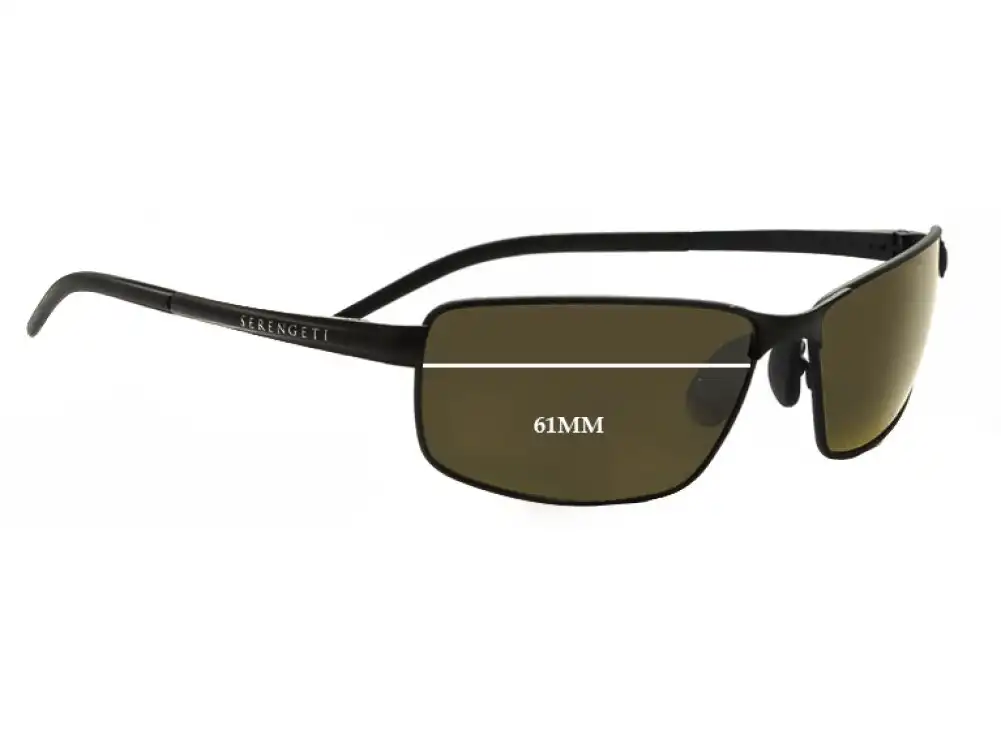Sunglass Fix Lentes de Repuesto para Serengeti Lizzano - 61mm Wide Sunglass Fix Lentes de Repuesto para Serengeti Lizzano - 61mm Wide