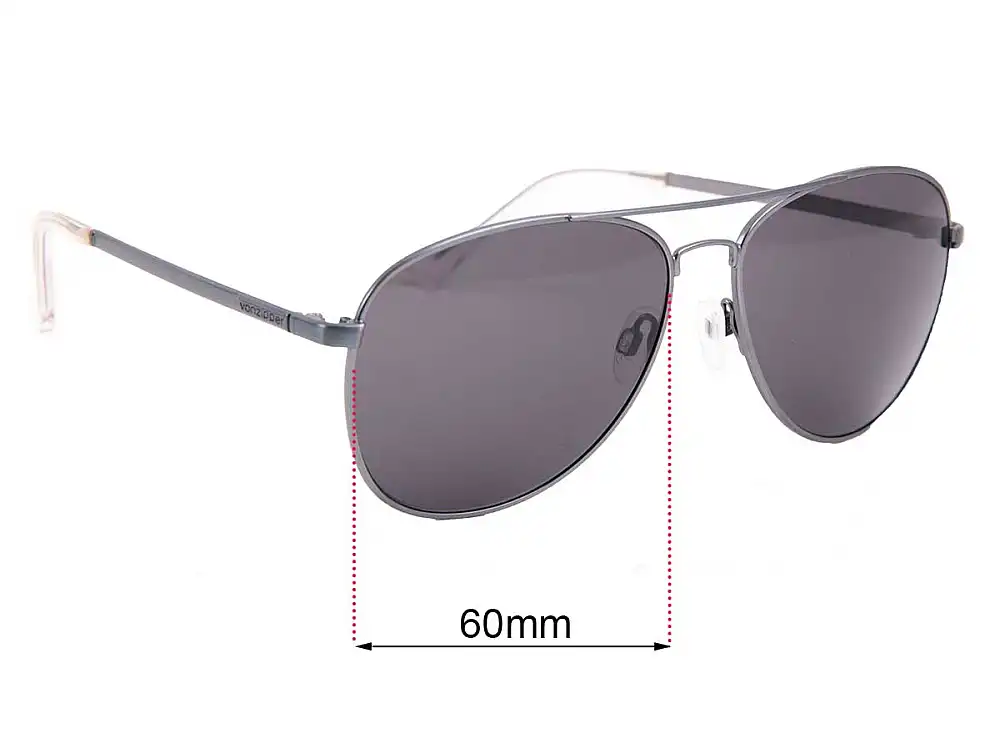 Sunglass Fix Lentes de Repuesto para Von Zipper Farva - 60mm Wide Sunglass Fix Lentes de Repuesto para Von Zipper Farva - 60mm Wide