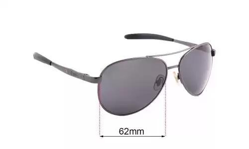 Sunglass Fix Lentes de Repuesto para Ray-Ban RB8327 - 62mm Wide Ray-Ban RB8327 Lentes de Repuesto 62mm wide